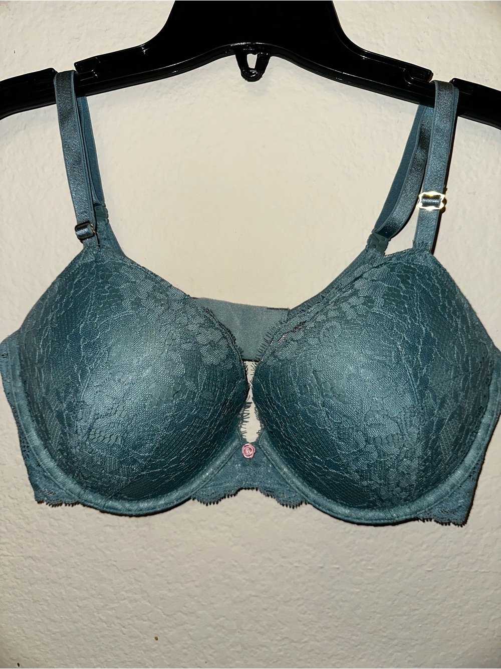Victorias secret dream angels blue lace push up bra size 36D